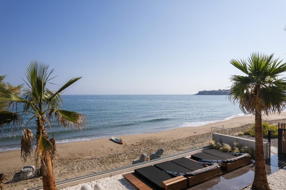 Beach, Landmark view, sunbed