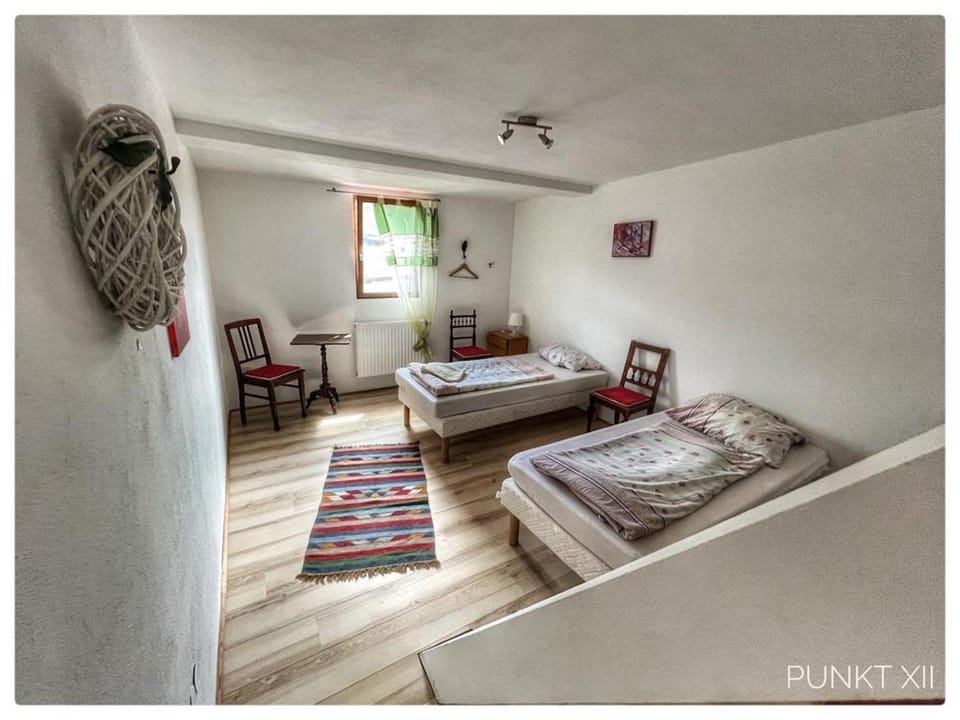 Property building, Living room, Bedroom