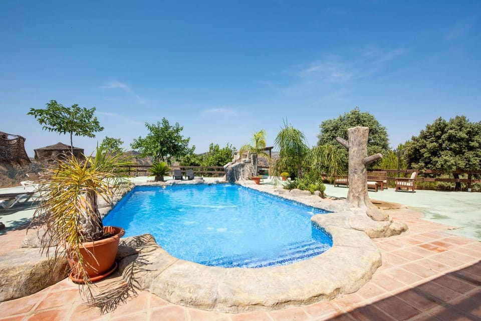 Property building, Living room, Swimming pool