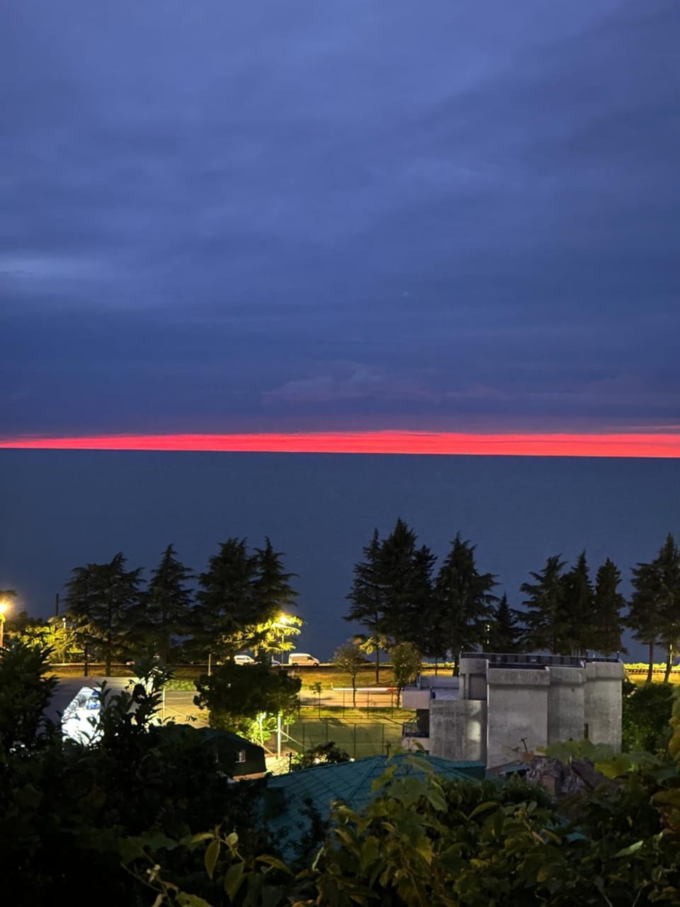 Natural landscape, Sea view, Sunset