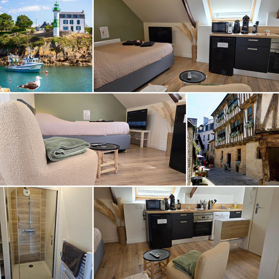 Logement de caractère en haute ville de Quimperlé Apartment in Finistere