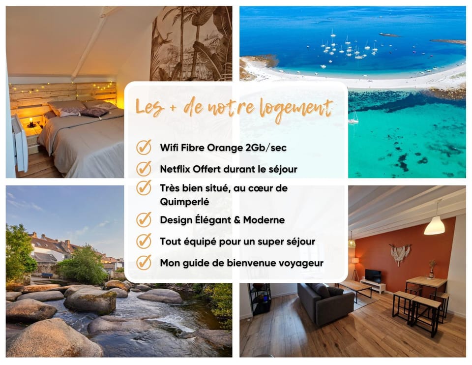 Logement de caractère en haute ville de Quimperlé Apartment in Finistere