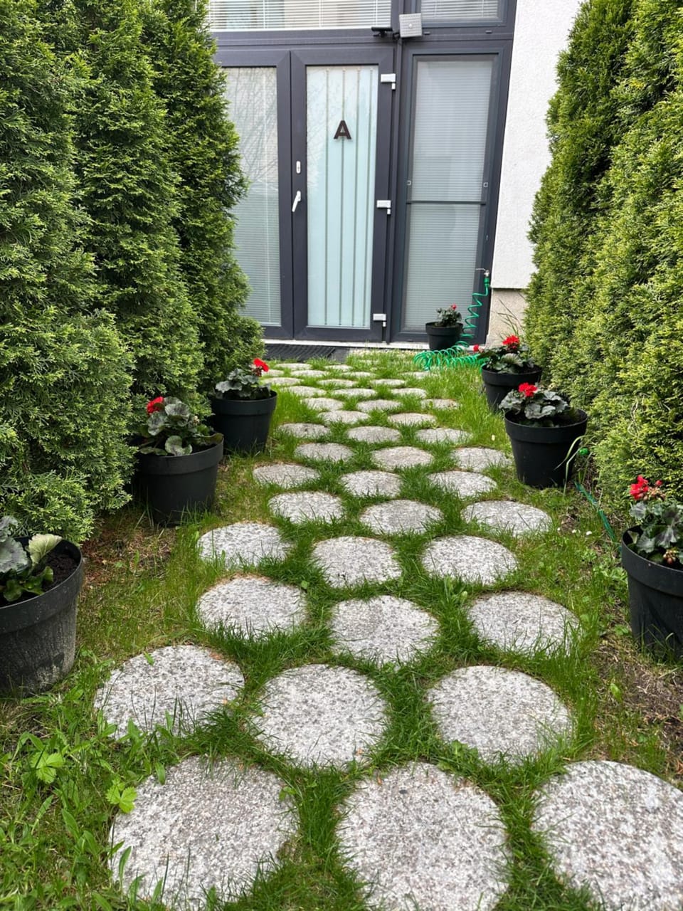 Facade/entrance, Spring, Day, Garden, Garden view