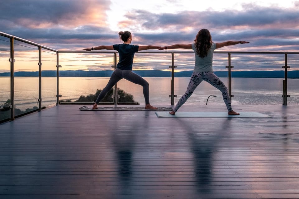 People, Balcony/Terrace, Sea view, Sunset