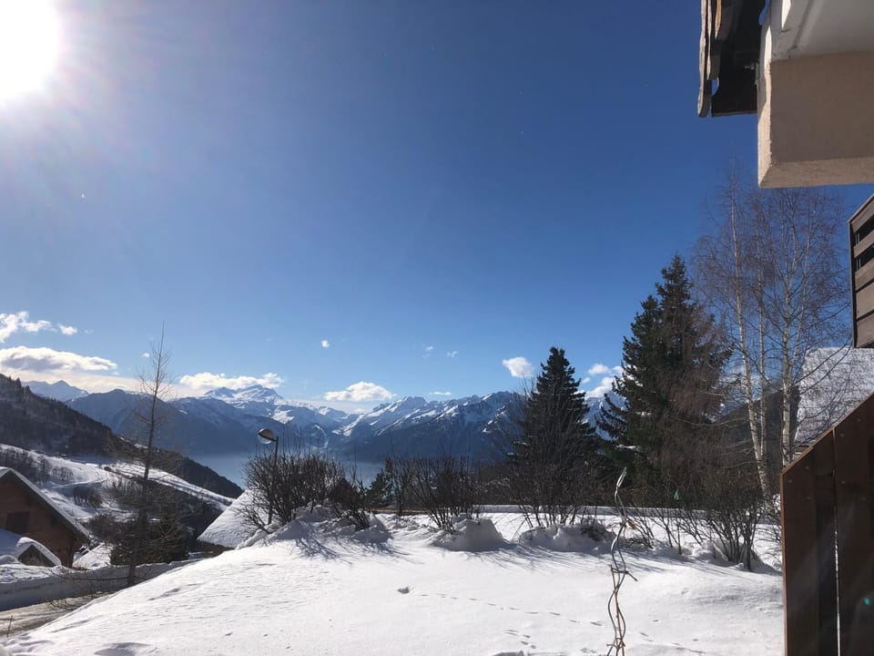 Winter, Balcony/Terrace, Mountain view