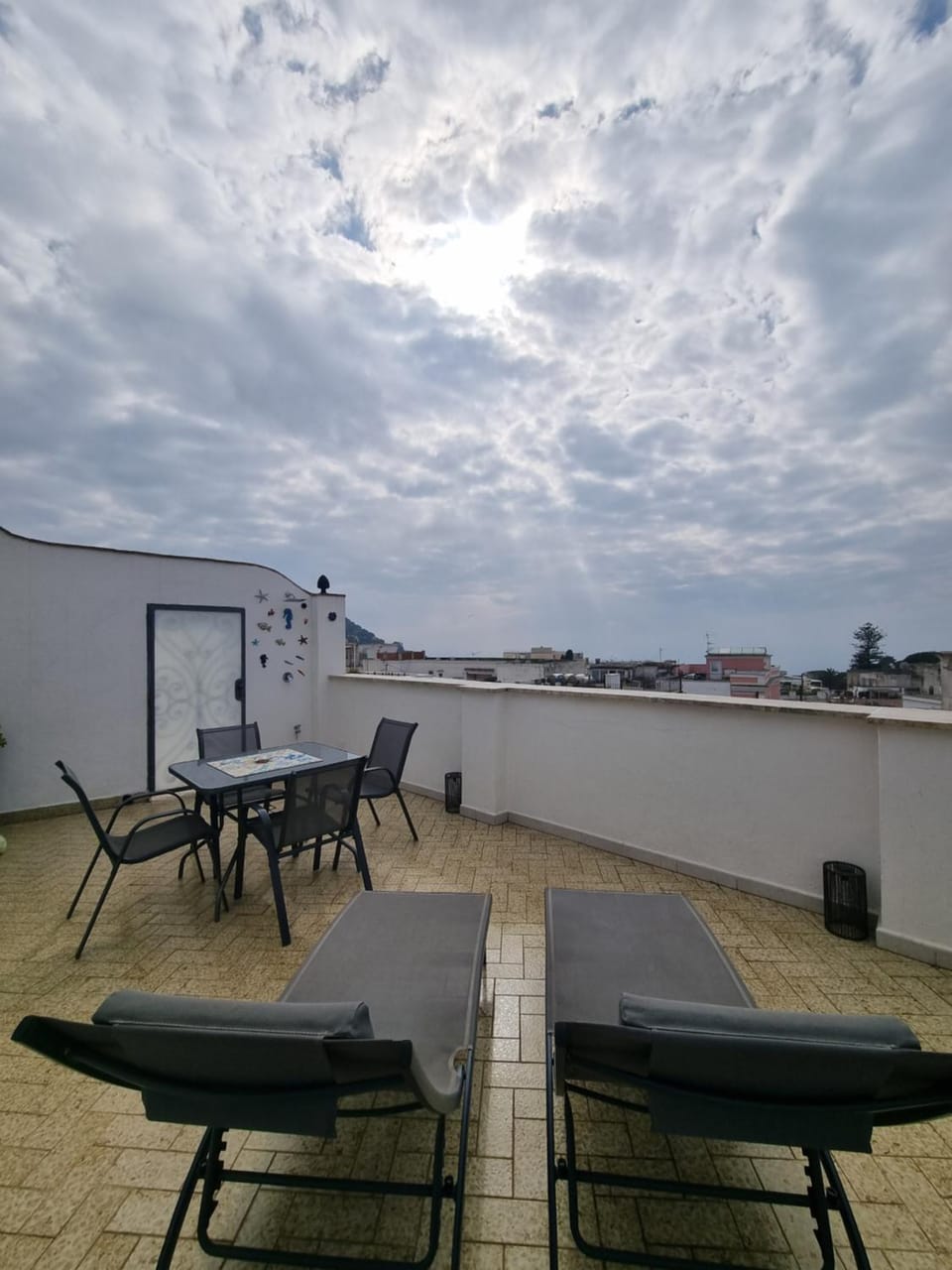 Patio, Day, Natural landscape, View (from property/room), Balcony/Terrace, Dining area, sunbed