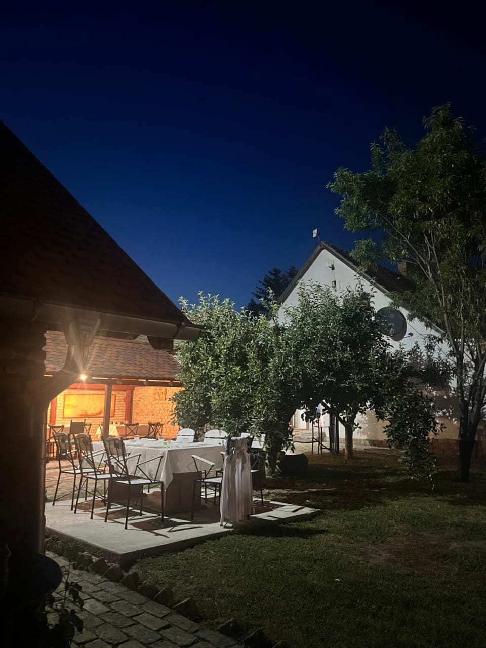 Night, Garden view