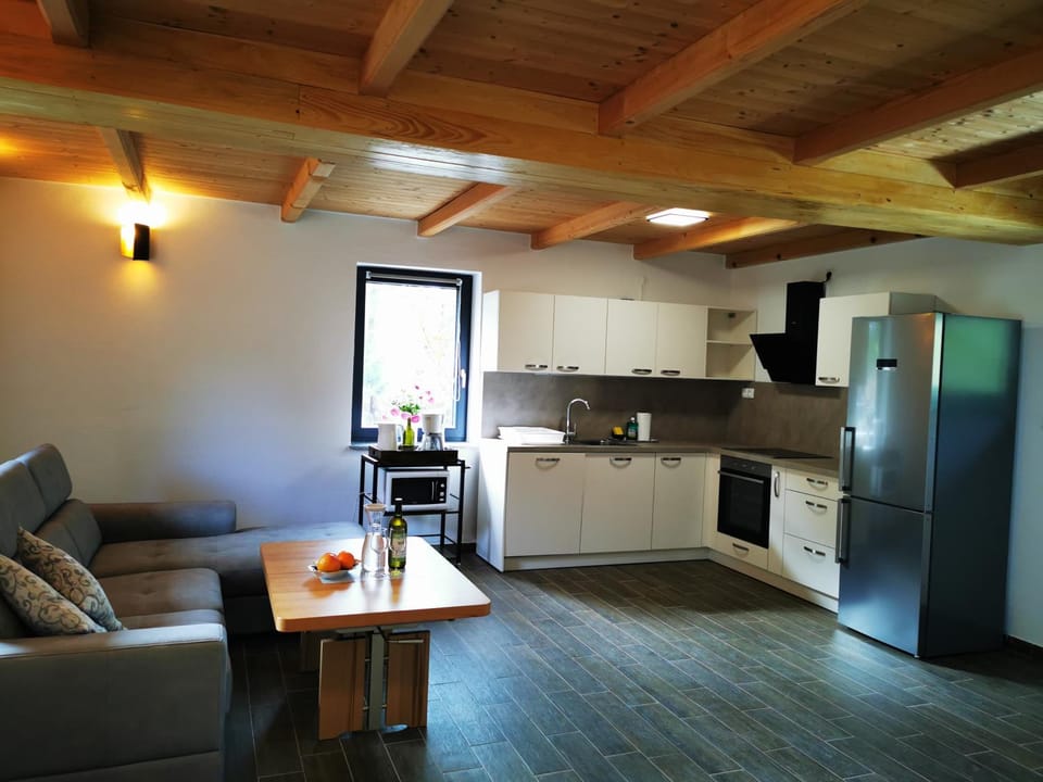Kitchen or kitchenette, Living room
