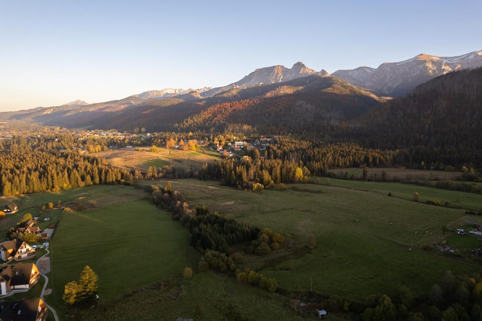 Natural landscape, Bird's eye view, Mountain view