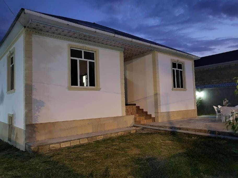 Property building, Night, Garden