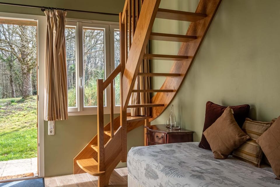 Garden, Seating area, Bedroom, Garden view