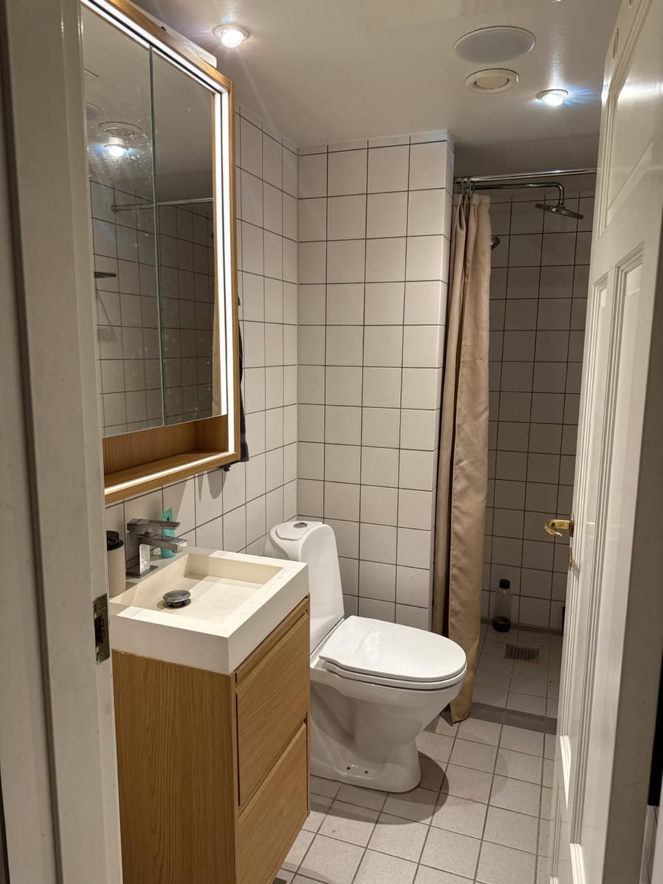 Shower, Toilet, Bathroom, towels