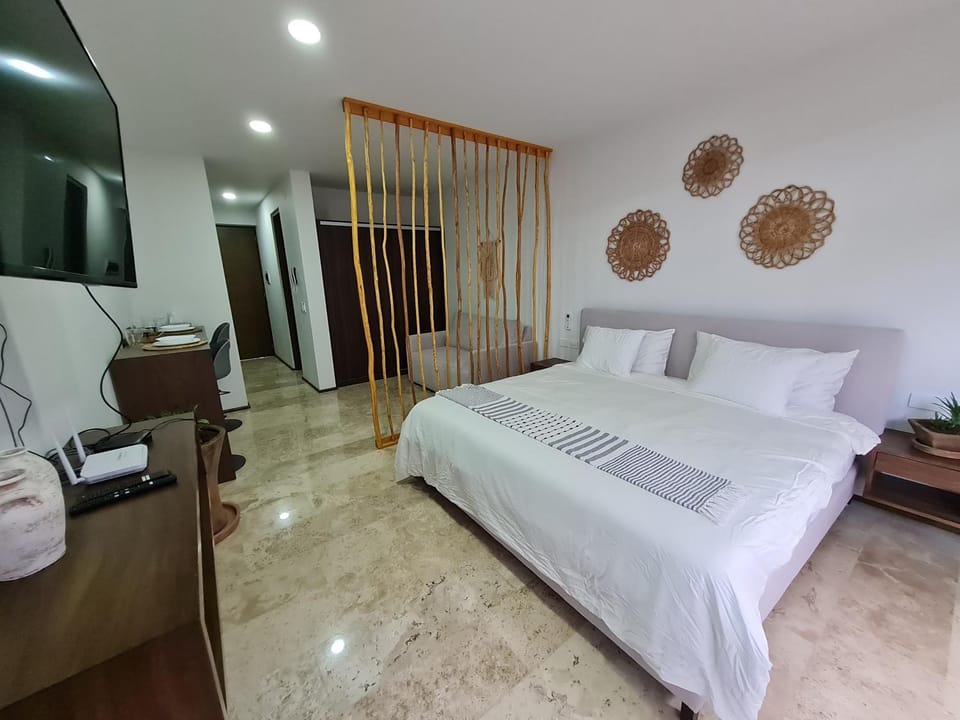 Bed, TV and multimedia