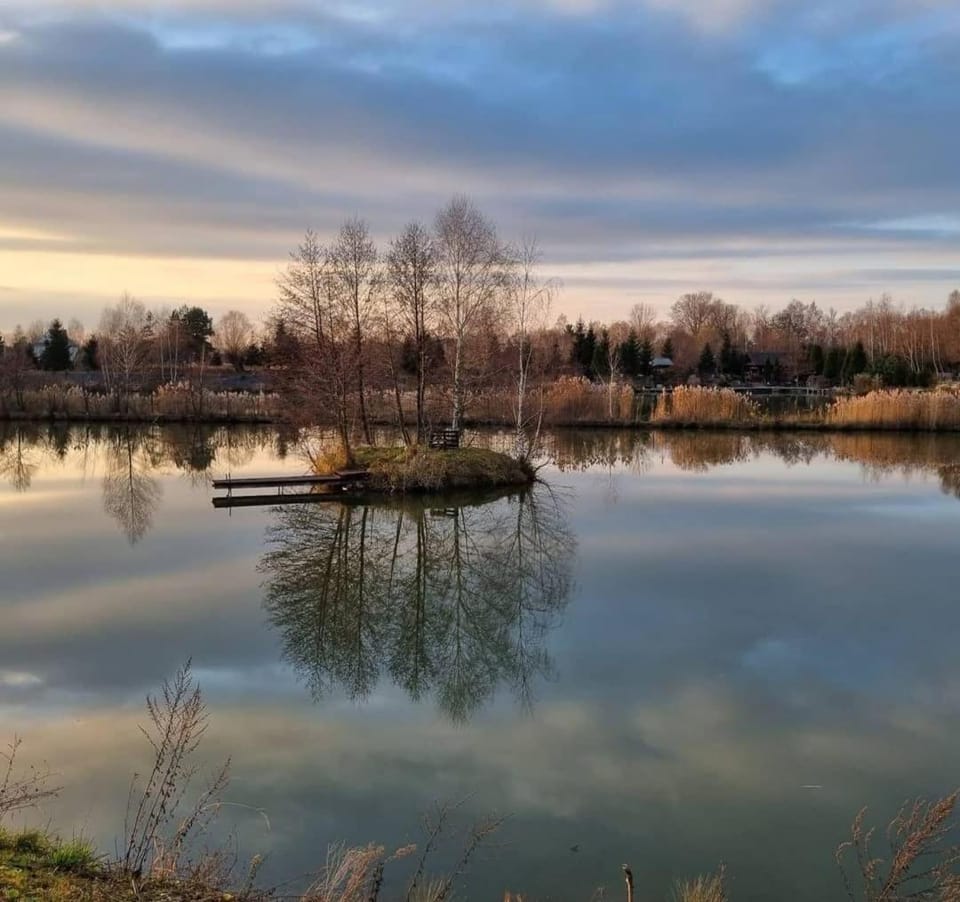 Lake view, Sunset