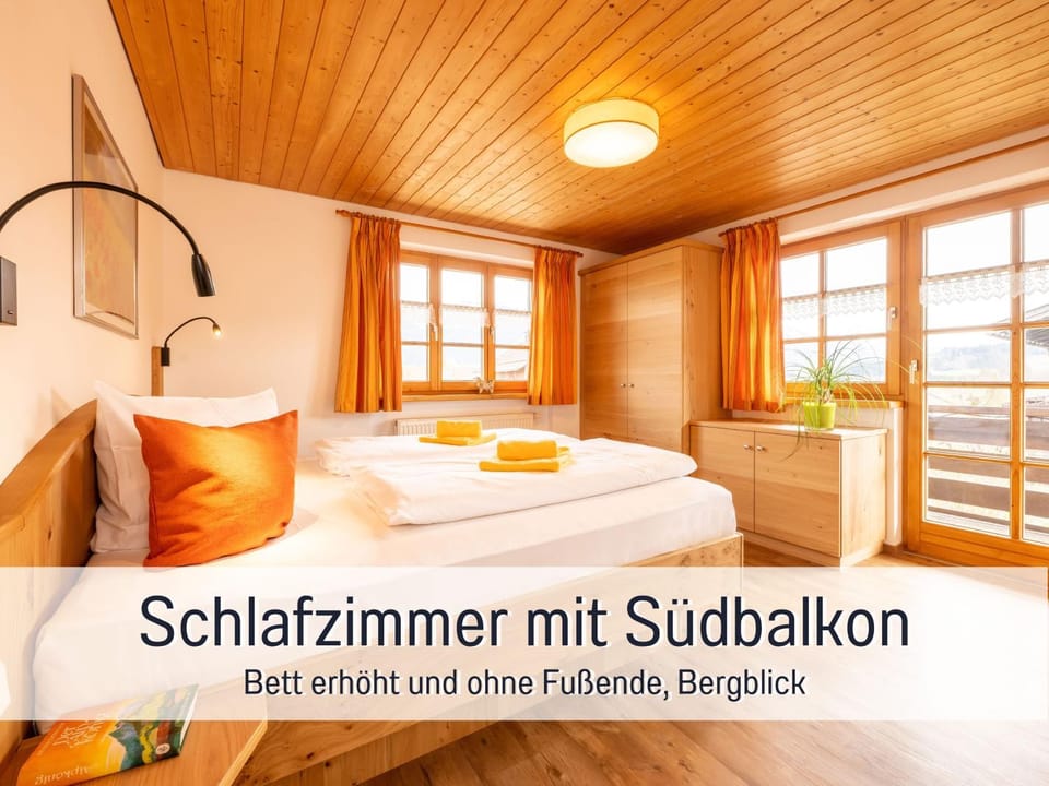 Bed, Balcony/Terrace, Bedroom, Mountain view, wardrobe
