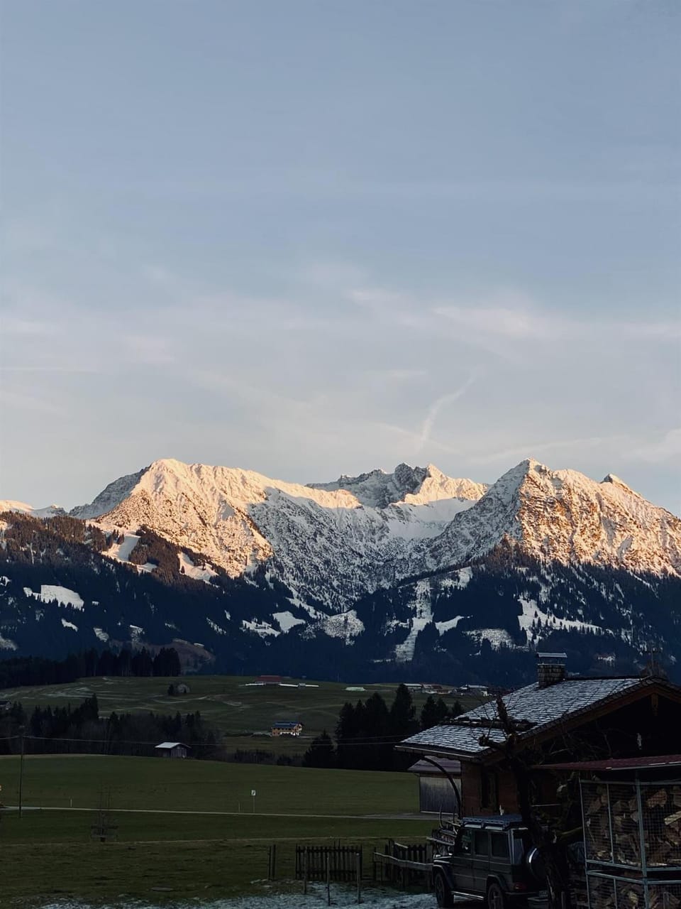 Natural landscape, Winter, Mountain view