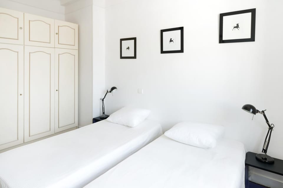 Property building, Living room, Bedroom