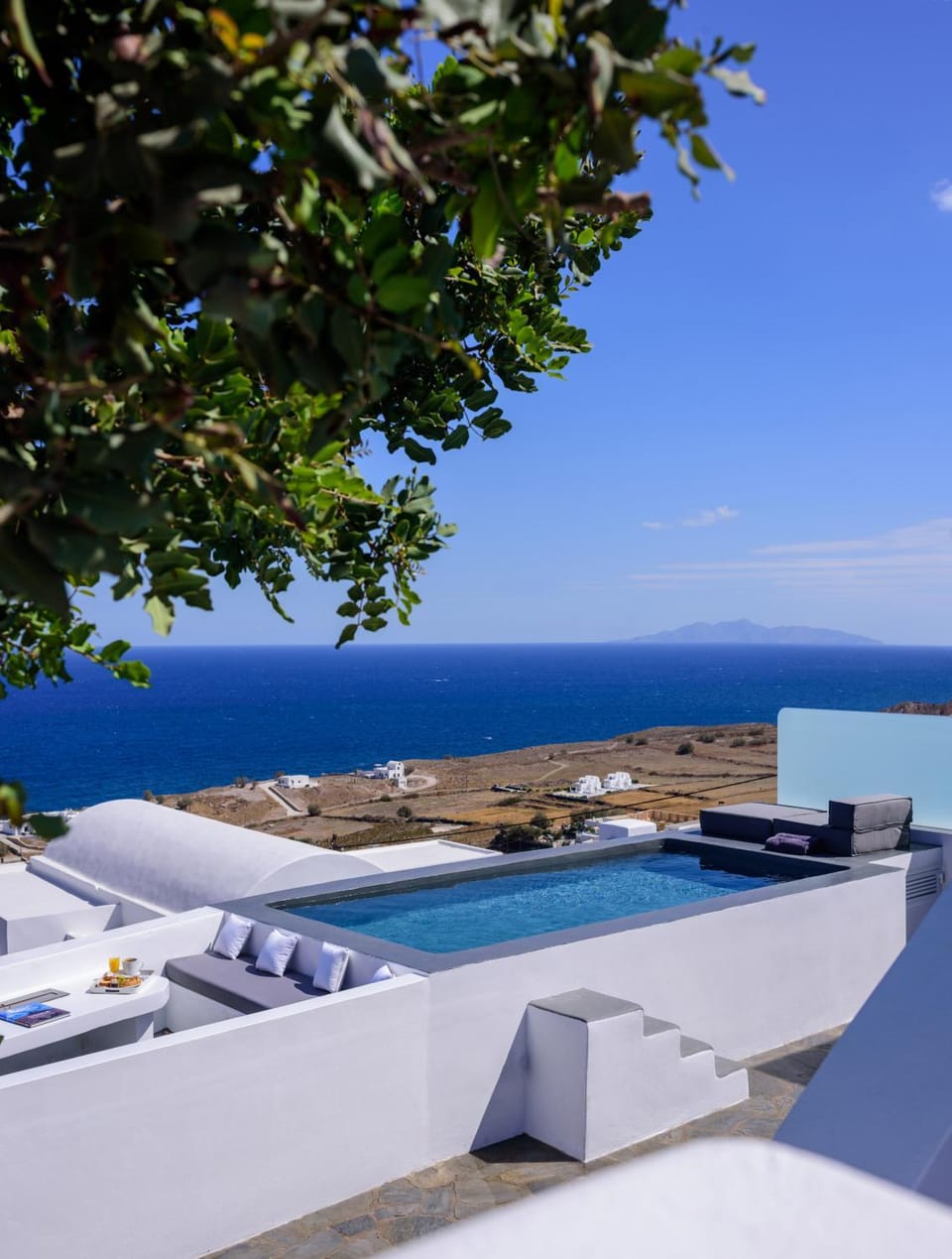 Day, Natural landscape, View (from property/room), Balcony/Terrace, Pool view, Sea view, Swimming pool