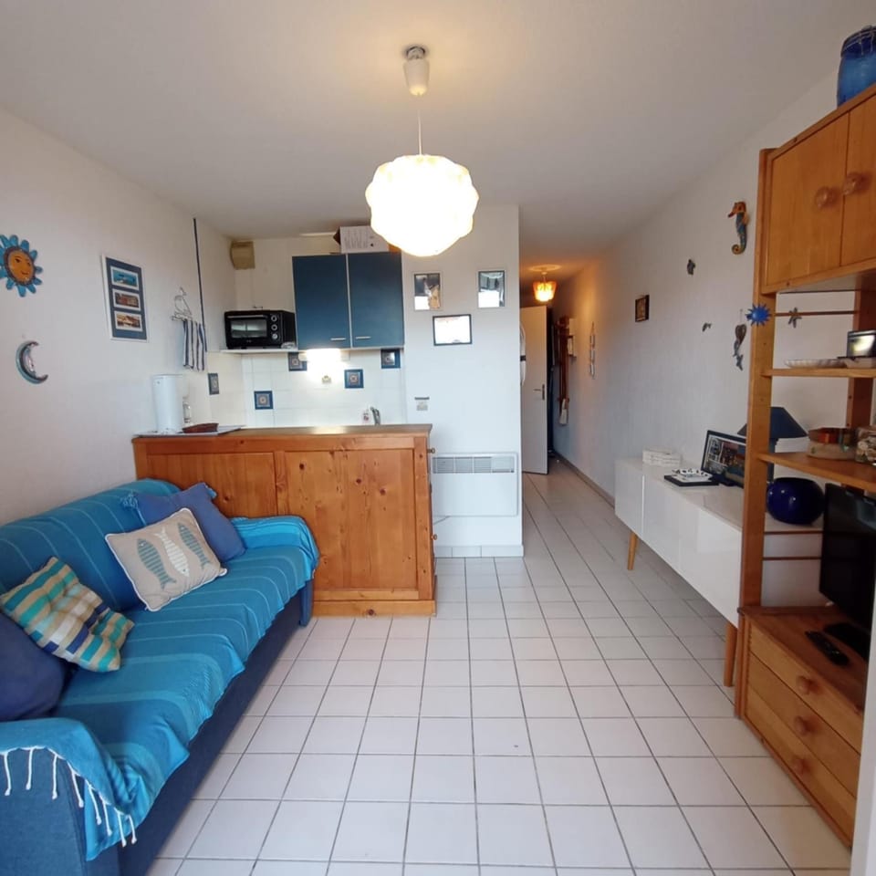 Bed, TV and multimedia, Kitchen or kitchenette, Living room