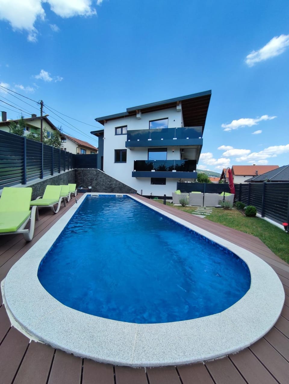 Property building, Day, Pool view