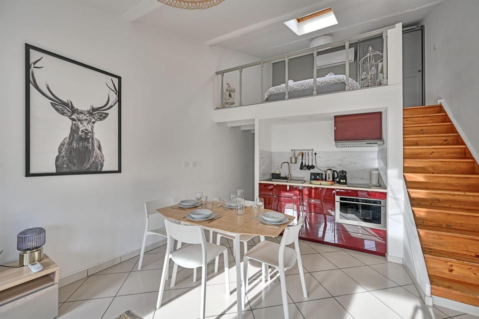 Dining area, Bedroom, kitchen
