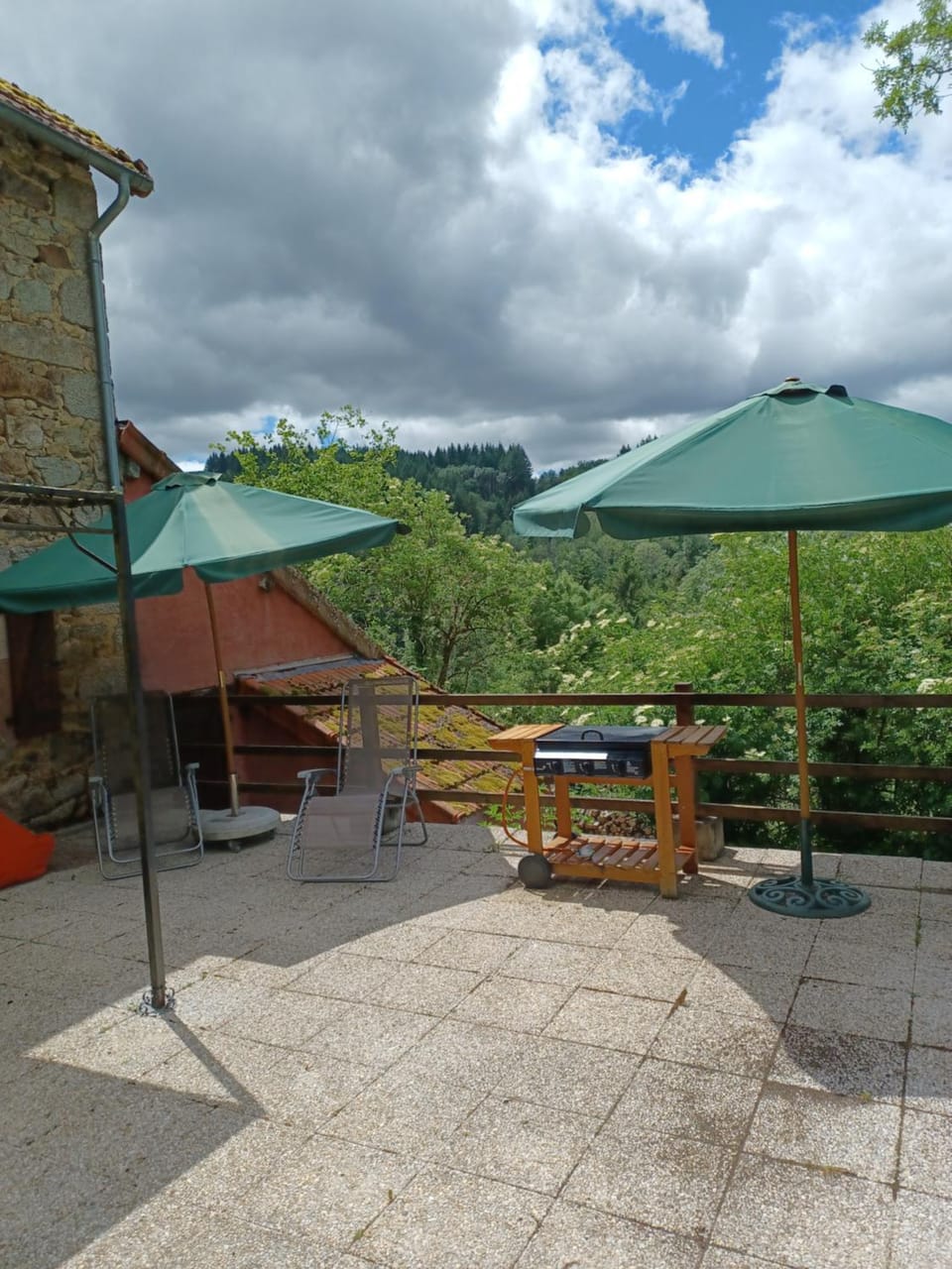 Patio, BBQ facilities