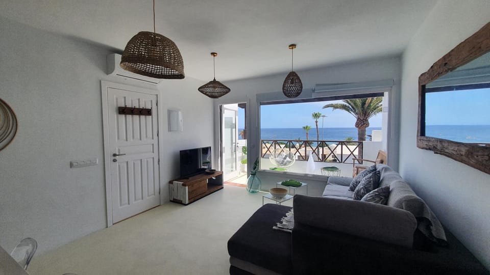 Living room, Seating area, Sea view