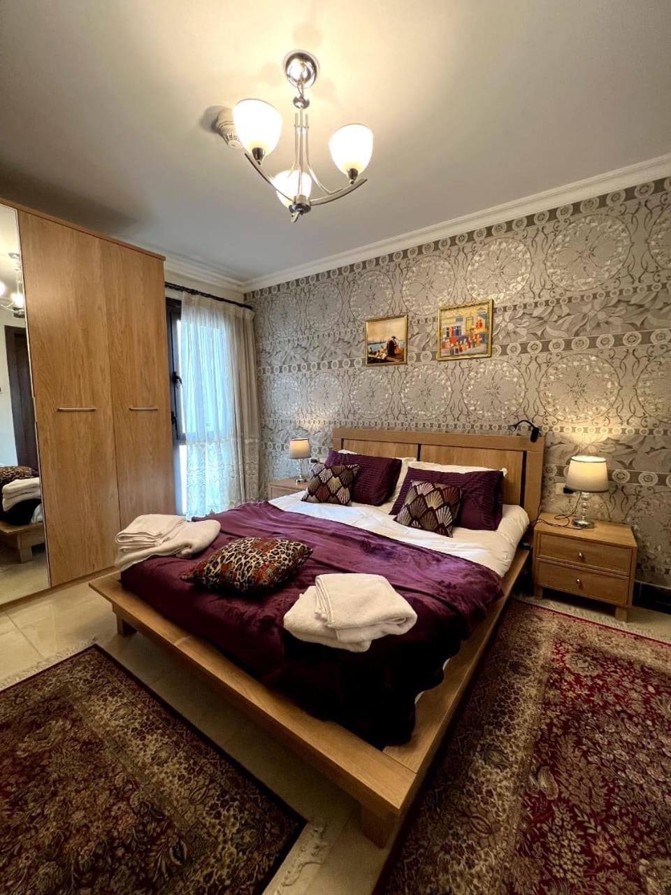 Lovely hotel apart in front Auc Apartment in New Cairo City