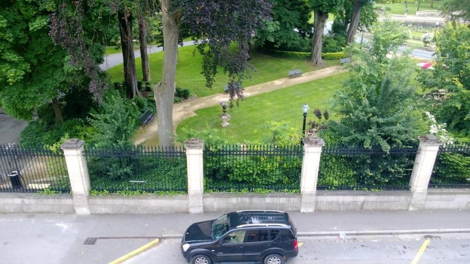 Spring, Garden view, Street view, Location