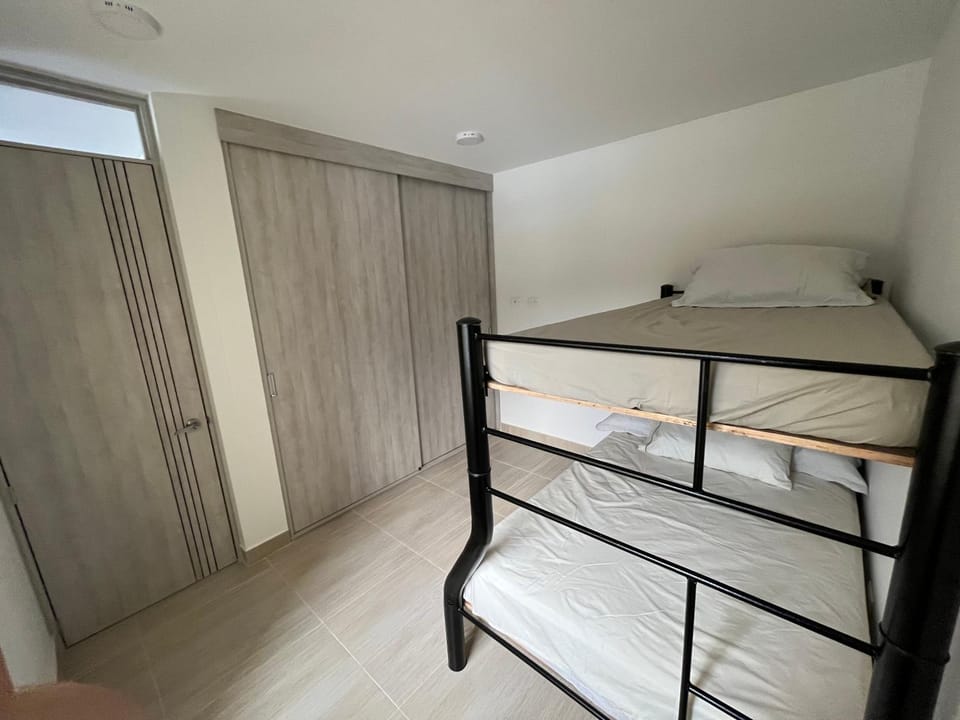 Bed, bunk bed