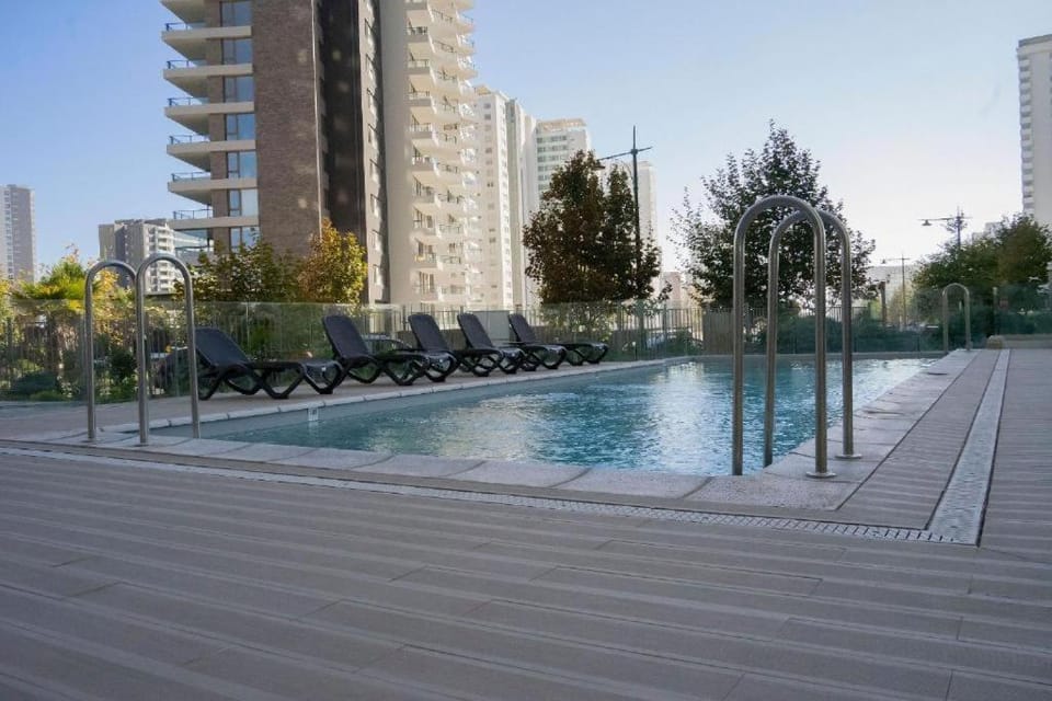 Property building, Day, Pool view, Swimming pool