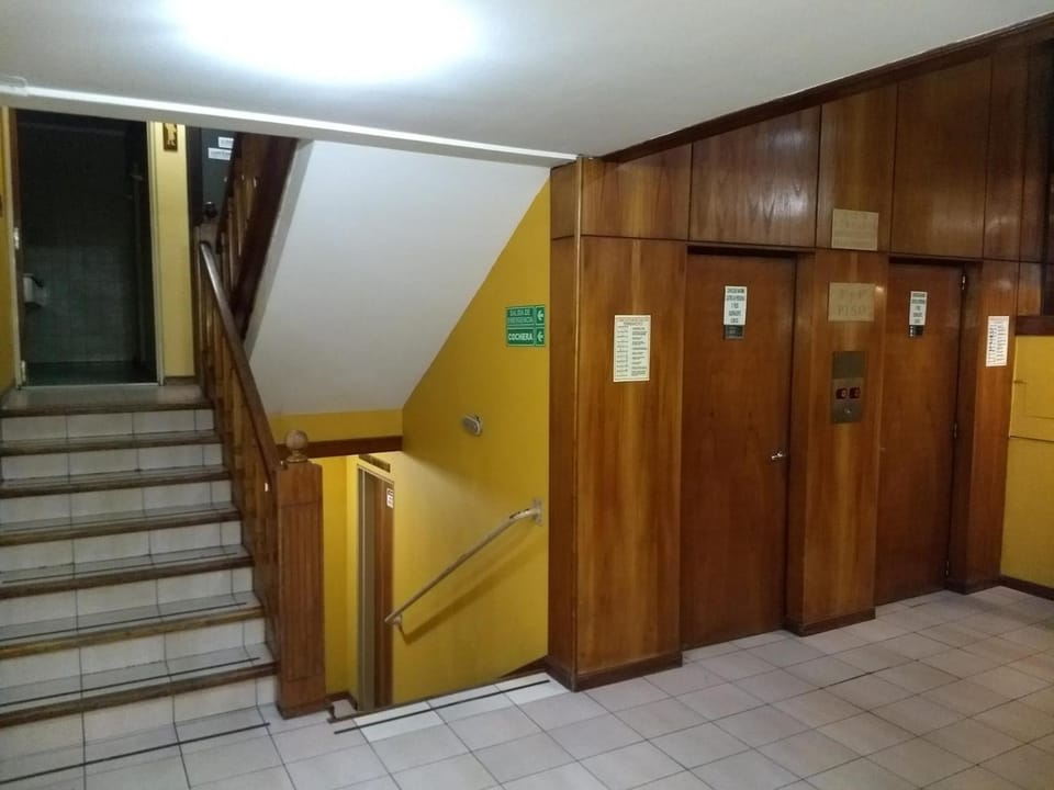 Property building, elevator