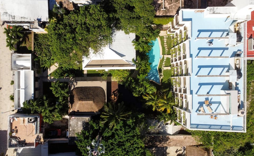 Property building, Bird's eye view, Garden view, Swimming pool
