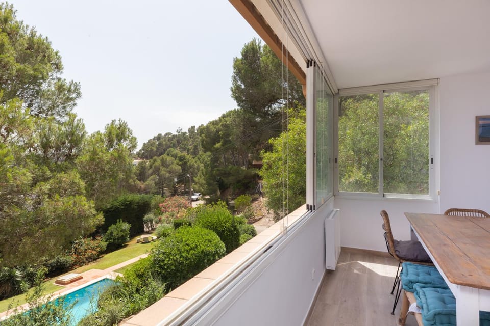 Balcony/Terrace, Garden view