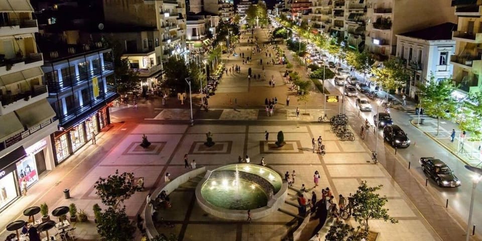 Night, Bird's eye view, City view