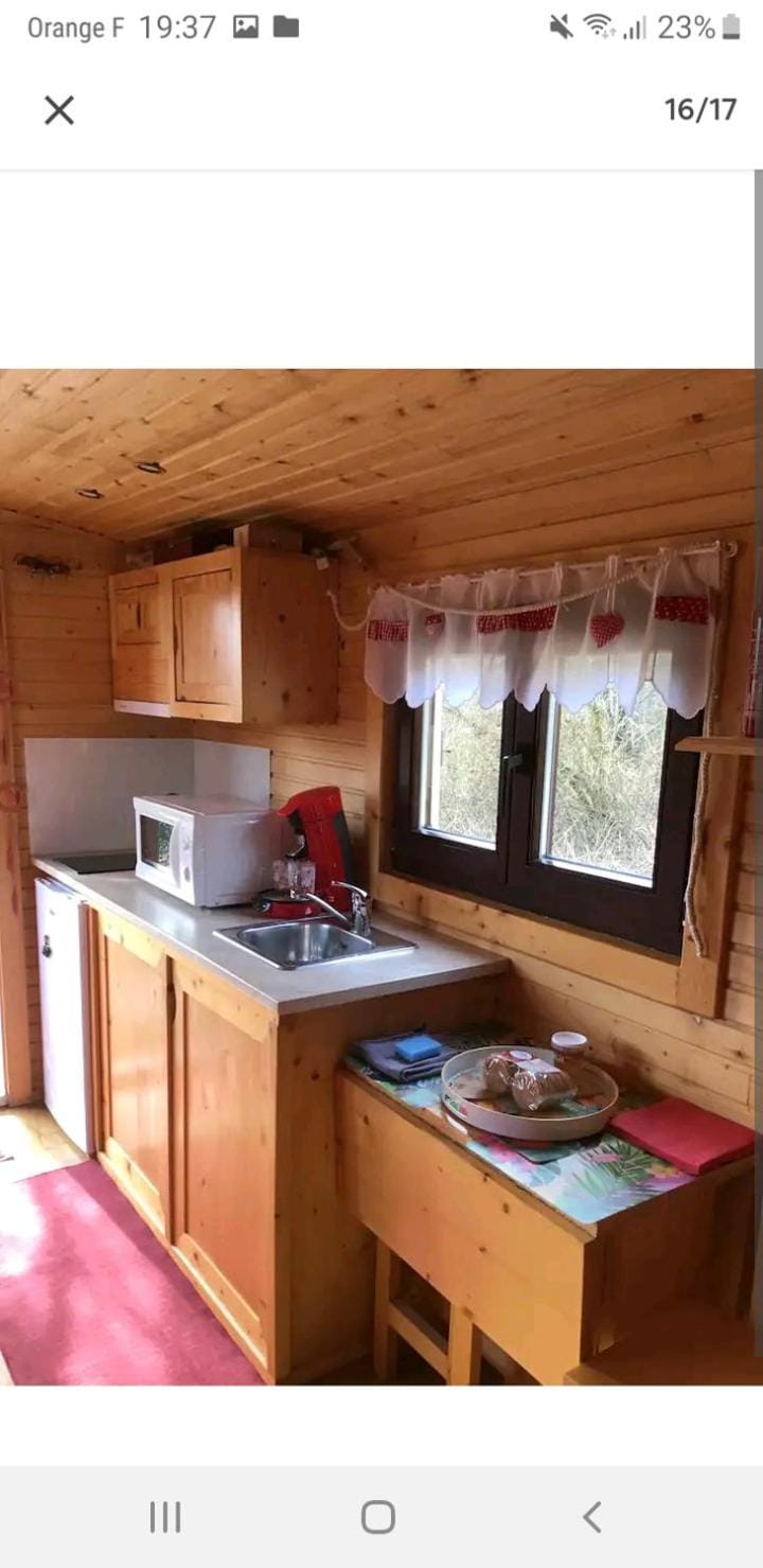 La roulotte au cœur de la côte d'opale Chalet in Hauts-de-France