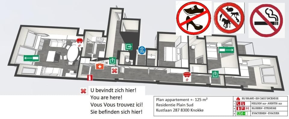 Top location! Unique luxurious 3-bedroom apartment in Knokke - 't Zoute Apartment in Knokke-Heist