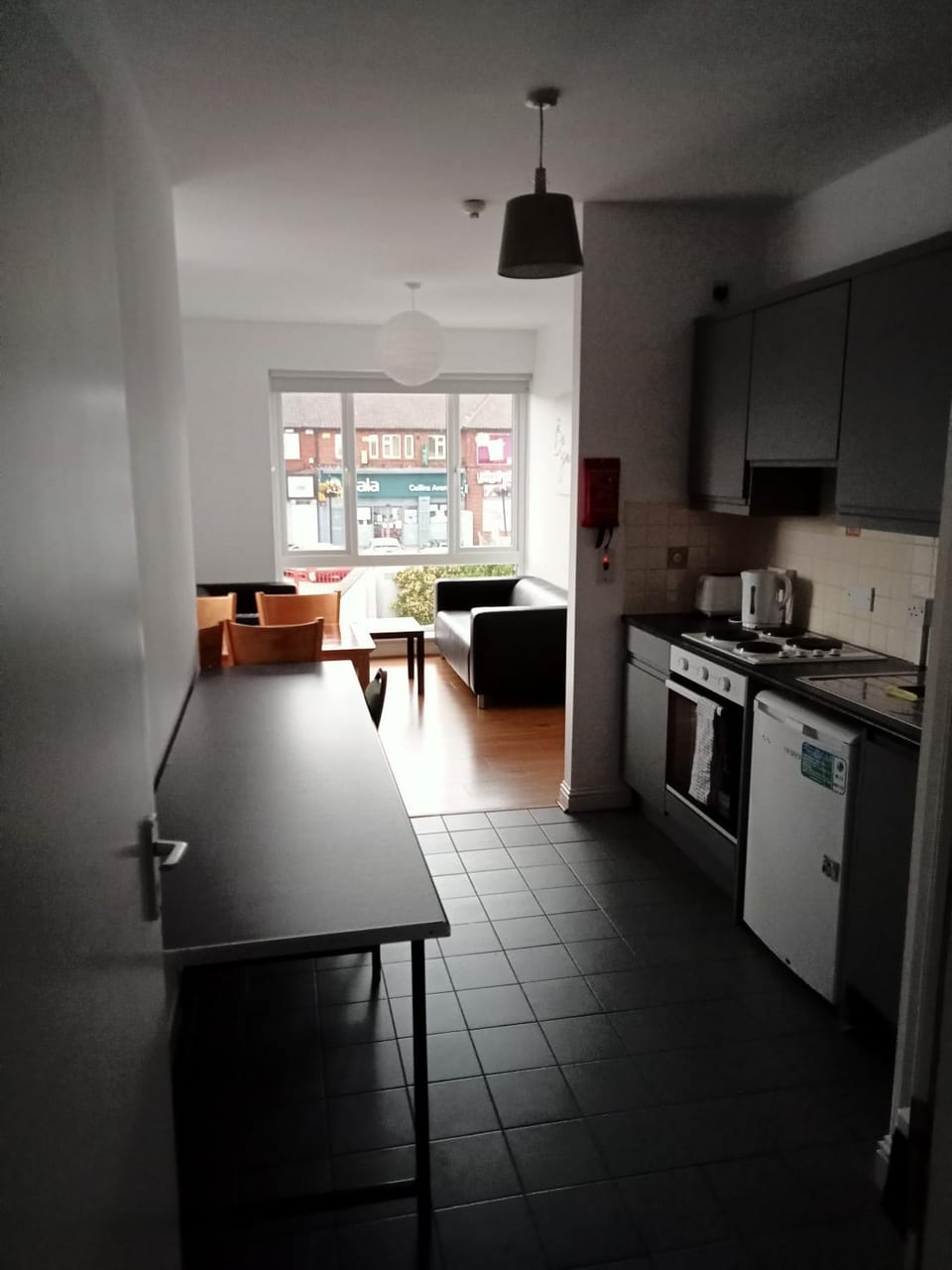 Kitchen or kitchenette, Dining area