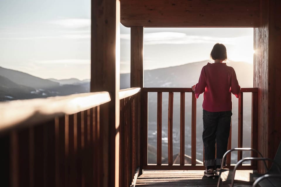 Natural landscape, Balcony/Terrace, Mountain view, group of guests