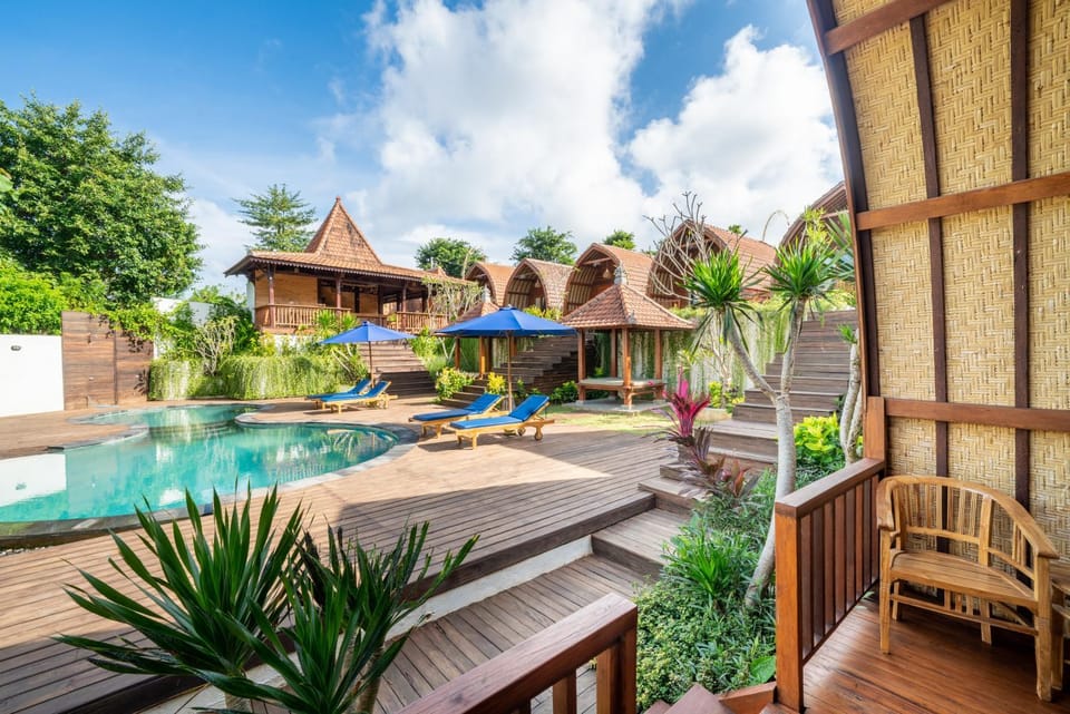 View (from property/room), Pool view, Swimming pool