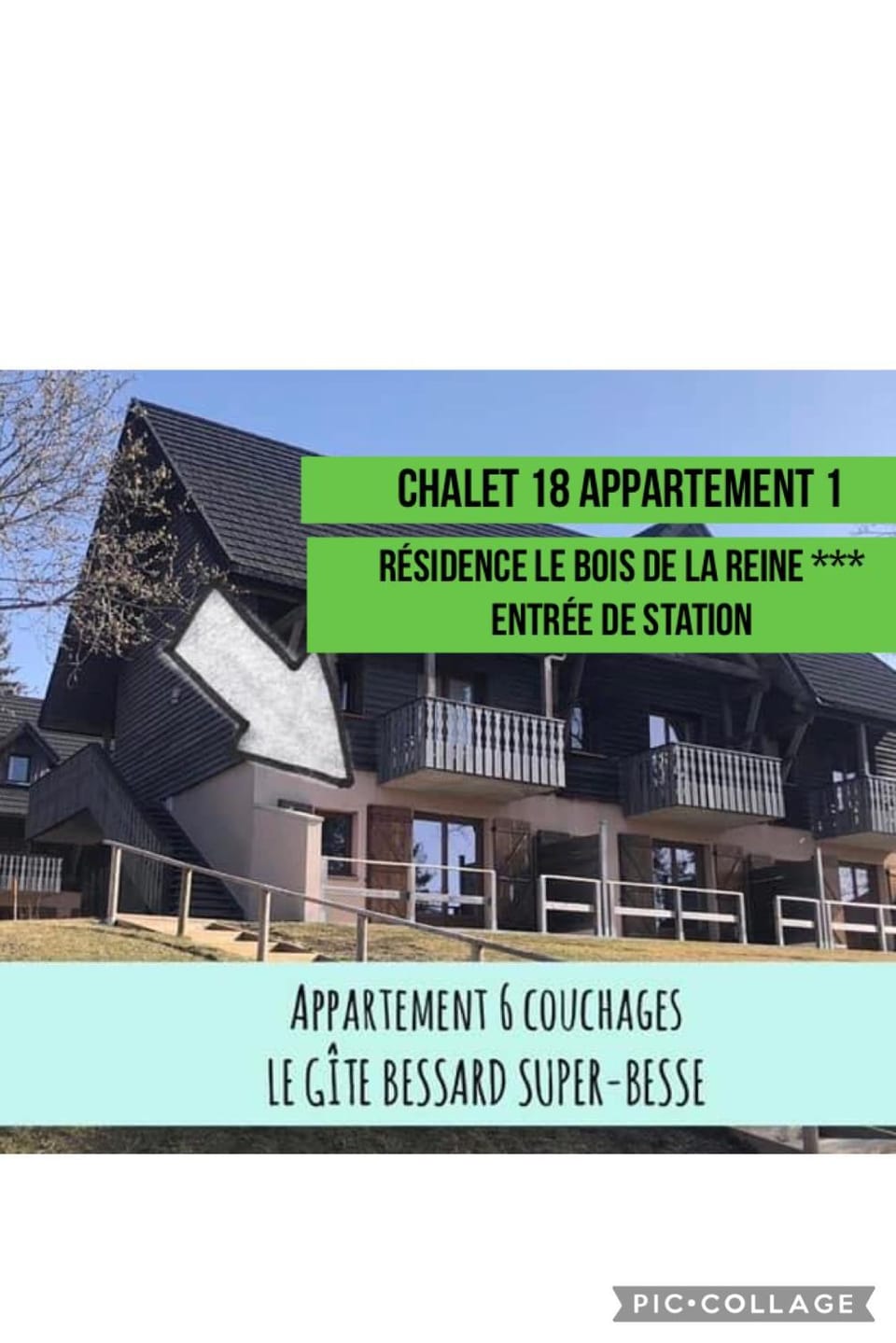 SUPER BESSE Appartement LE GÎTE BESSARD 6 couchages Le Bois de la Reine Apartment in Besse-et-Saint-Anastaise