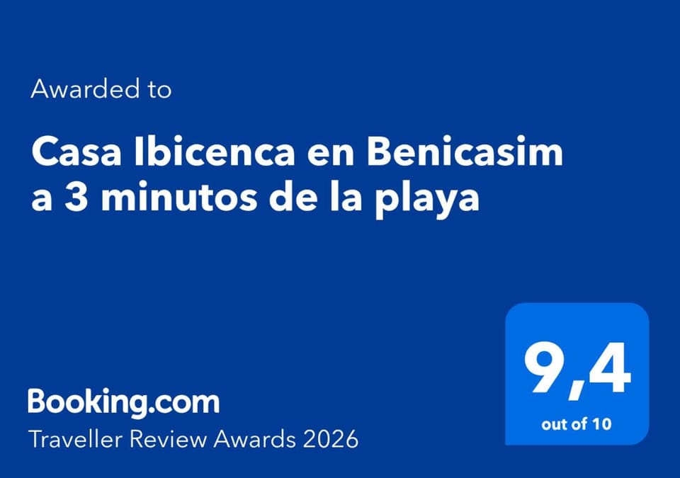 Casa Ibicenca en Benicasim a 3 minutos de la playa Apartment in Benicàssim