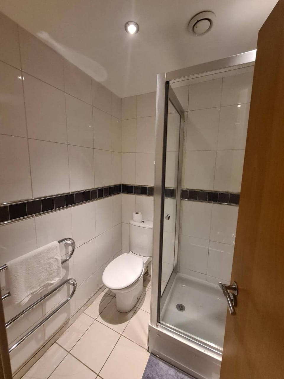 Shower, Toilet, towels