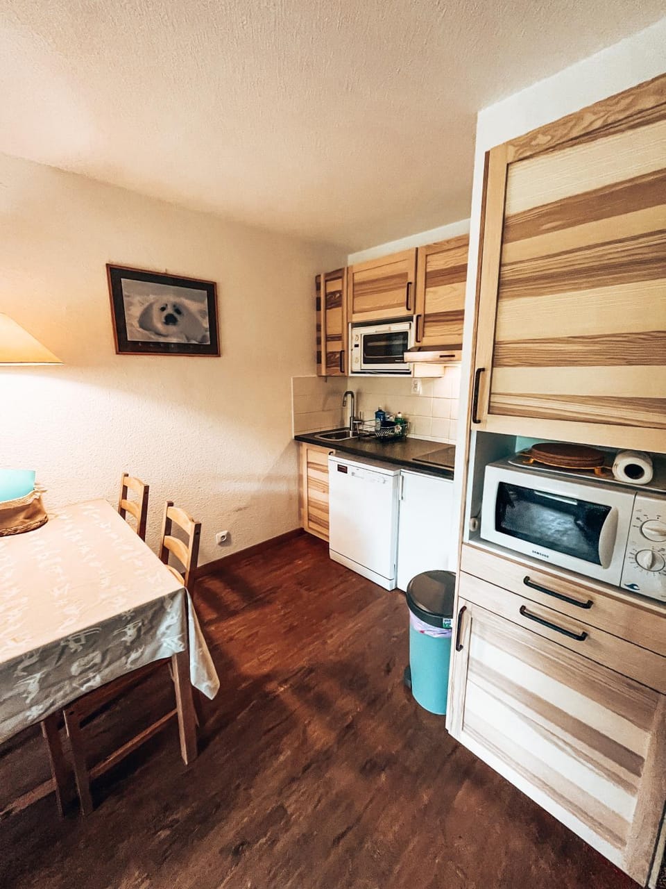 Kitchen or kitchenette, Dining area, oven, stove
