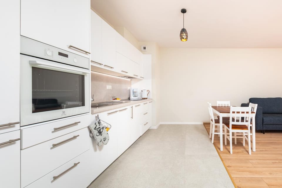 Kitchen or kitchenette, Living room, Dining area