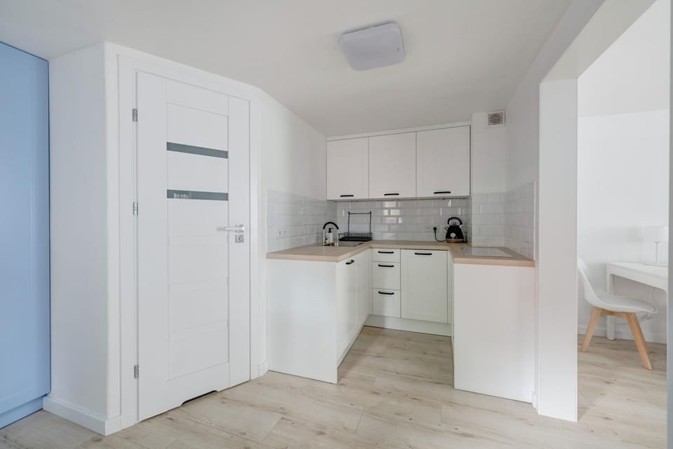 Kitchen or kitchenette, dishwasher, furniture, minibar, stove, washing machine