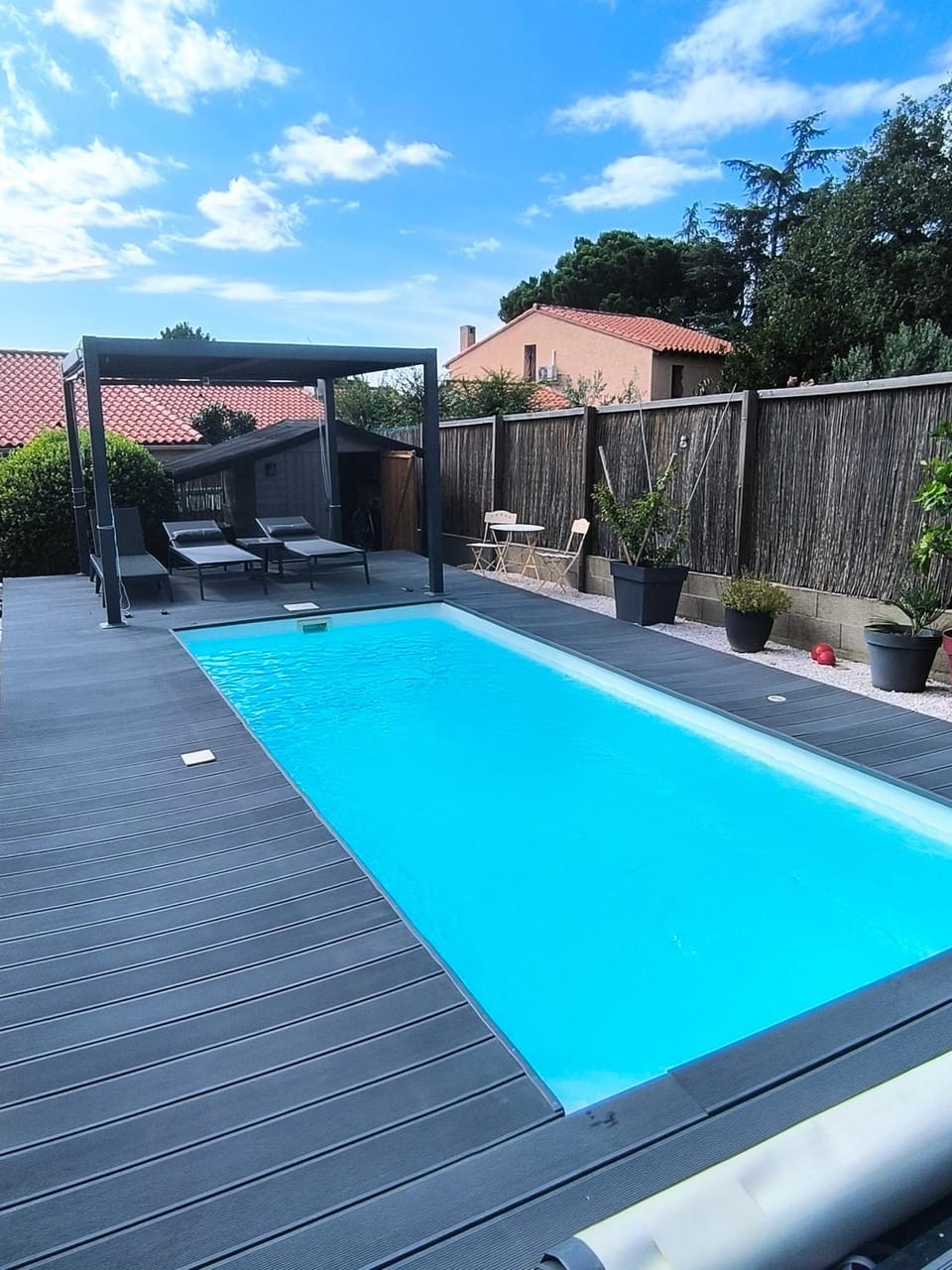 T2 jusqu'à 4 personnes en rez-de-jardin de maison, avec piscine, draps et serviettes de toilette fournis Apartment in Argeles-sur-Mer