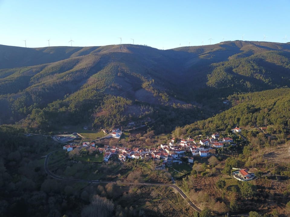 Natural landscape, Bird's eye view, Mountain view