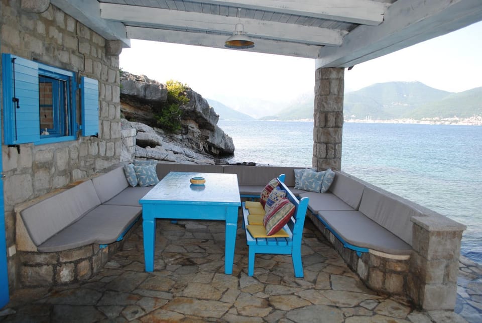 Beachfront villa Kakrc Villa in Kotor Municipality