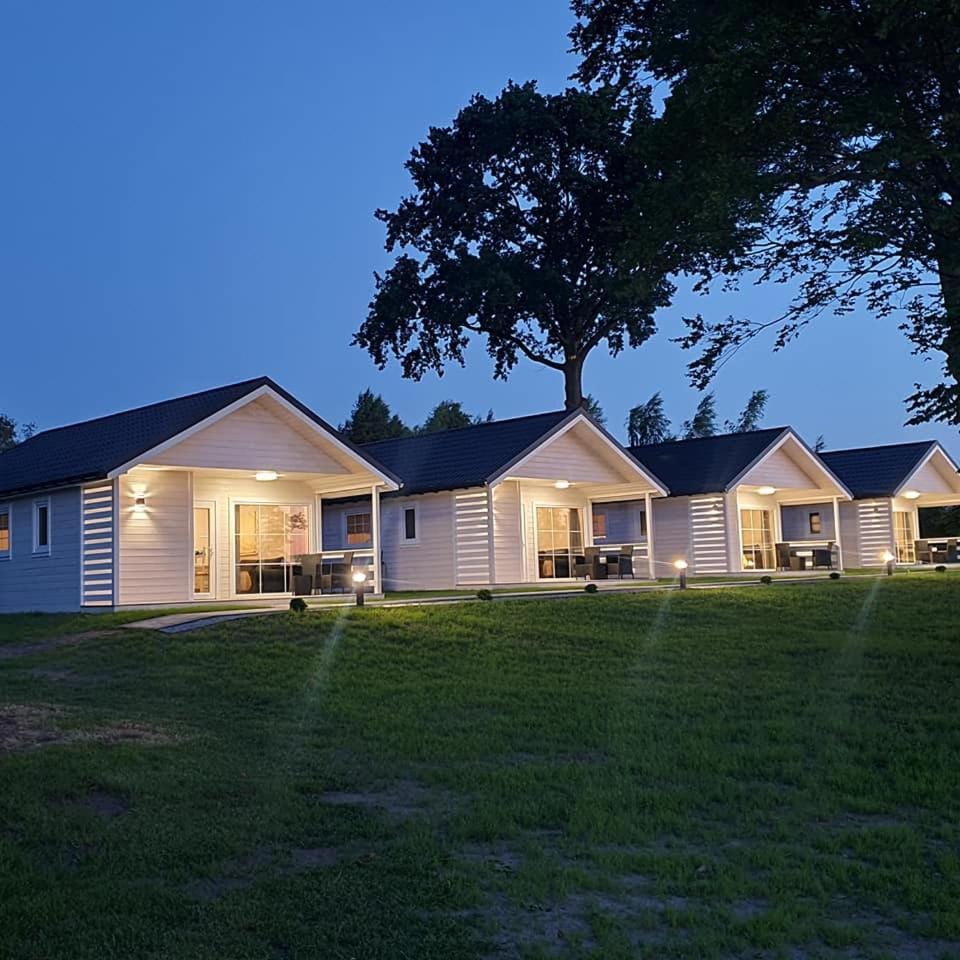 Property building, Night, Garden, Garden view